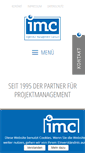 Mobile Screenshot of imc-management.de